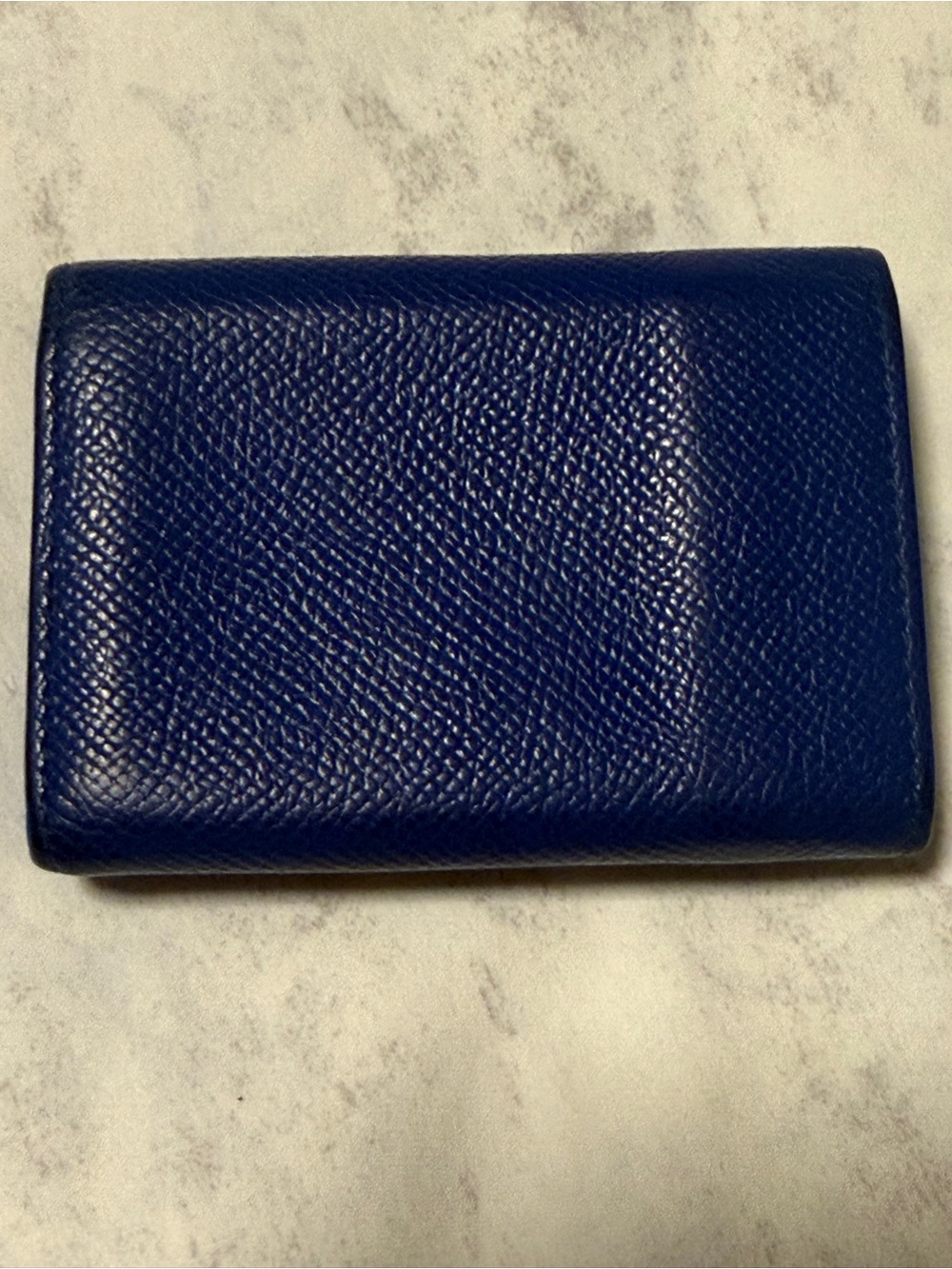 BALENCIAGA COMPACT BLUE LEATHER WALLET VGUC - Picture 2 of 10
